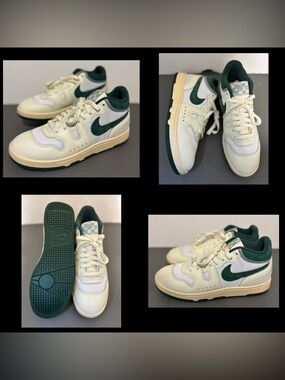 Nike Mac Attack White Sail Coconut green Men’s sz 7 New No Box!